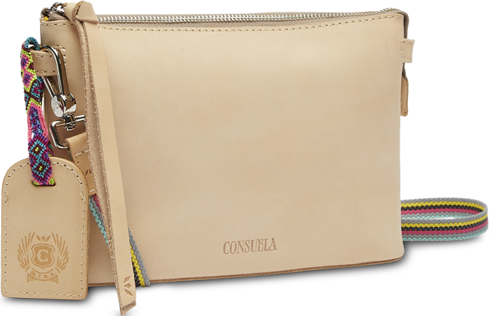 CONSUELA LEATHER CROSSBODY BAG CALLED "DIEGO MIDTOWN CROSSBODY"