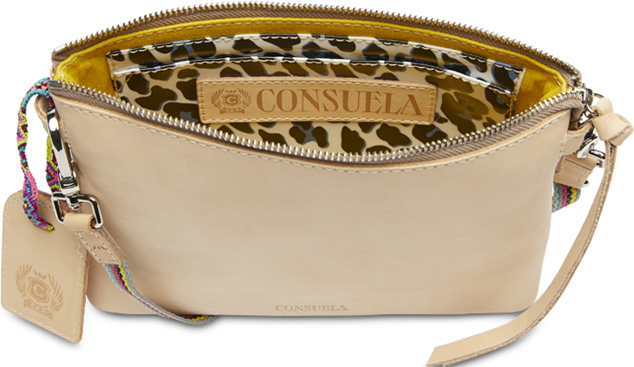 CONSUELA LEATHER CROSSBODY BAG CALLED "DIEGO MIDTOWN CROSSBODY"