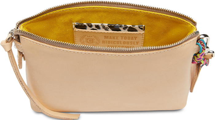 CONSUELA LEATHER CROSSBODY BAG CALLED "DIEGO MIDTOWN CROSSBODY"