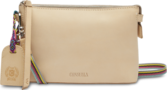 CONSUELA LEATHER CROSSBODY BAG CALLED "DIEGO MIDTOWN CROSSBODY"