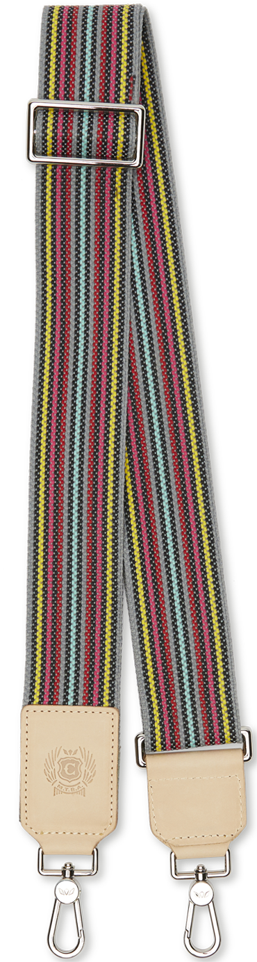 Grey Webbing Crossbody Strap
