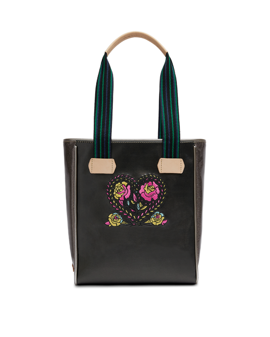 COLORFUL EMBROIDERED TOTE BAG CALLED "MARTA CHICA TOTE"