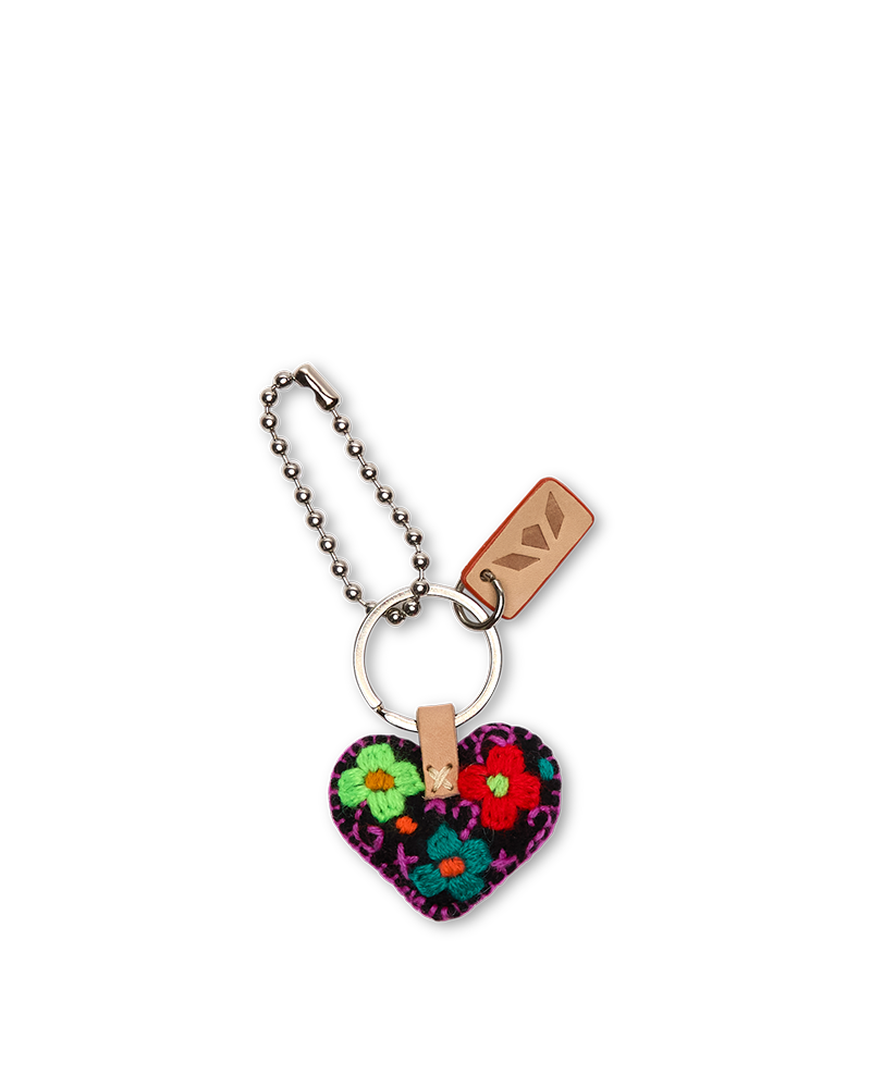 Bag Charm | Corazon Chico Black | Consuela