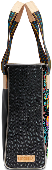 COLORFUL EMBROIDERED TOTE BAG CALLED "RITA CLASSIC TOTE"