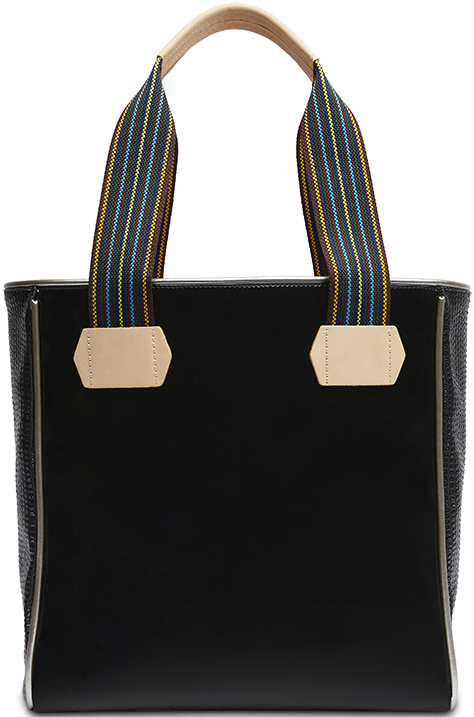 COLORFUL EMBROIDERED TOTE BAG CALLED "RITA CLASSIC TOTE"