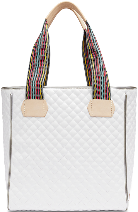 COLORFUL FLORAL ANIMAL PRINTED TOTE BAG CALLED "MICHELLE CLASSIC TOTE"