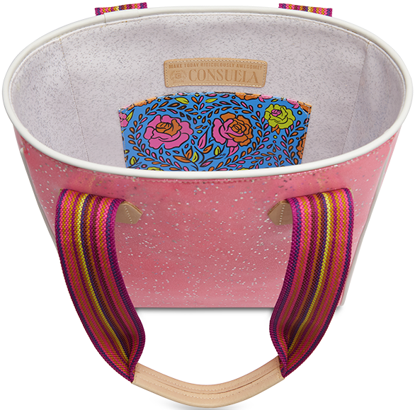 COLORFUL TOTE BAG CALLED "SUMMER CLASSIC TOTE"
