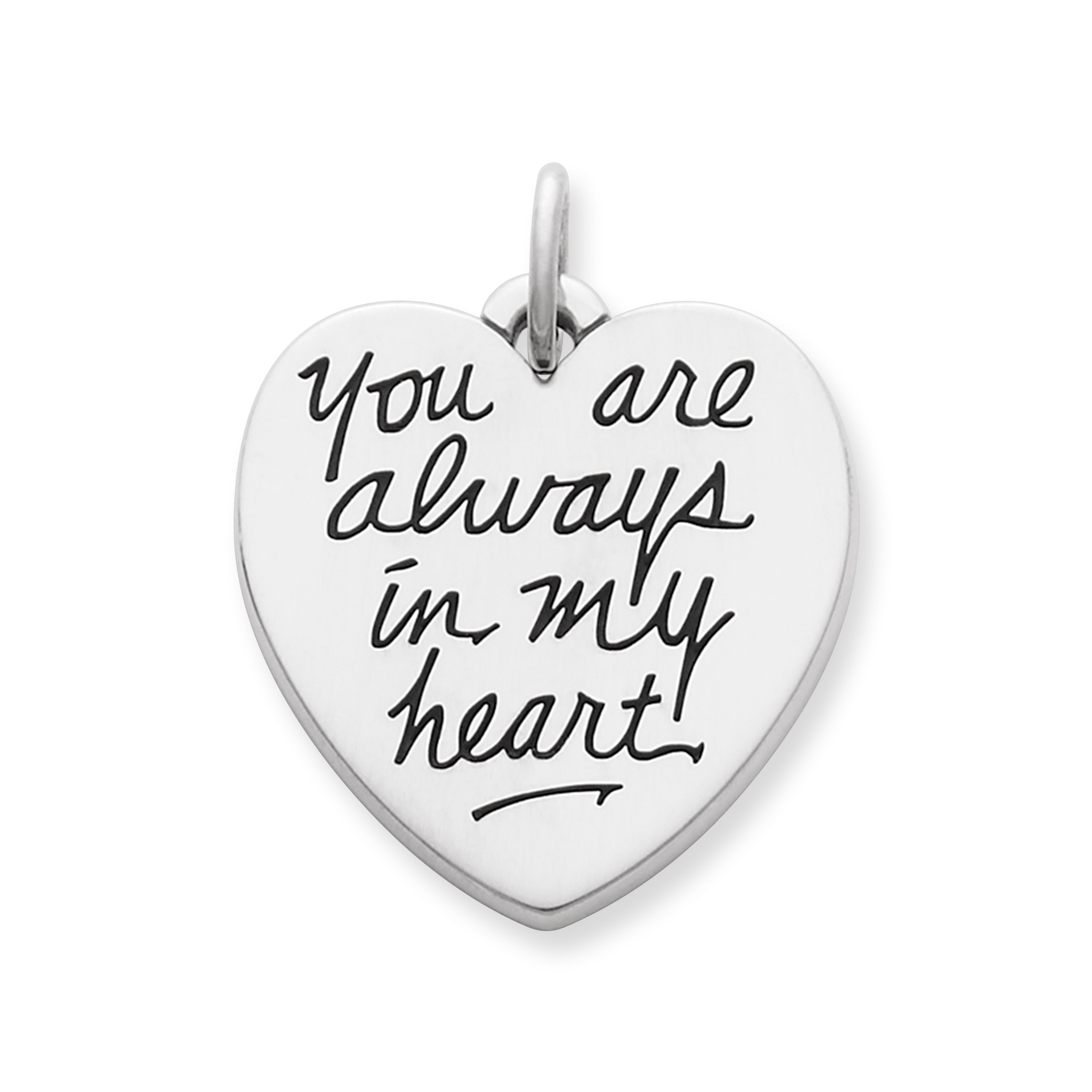 "You Are Always in My Heart" Charm
