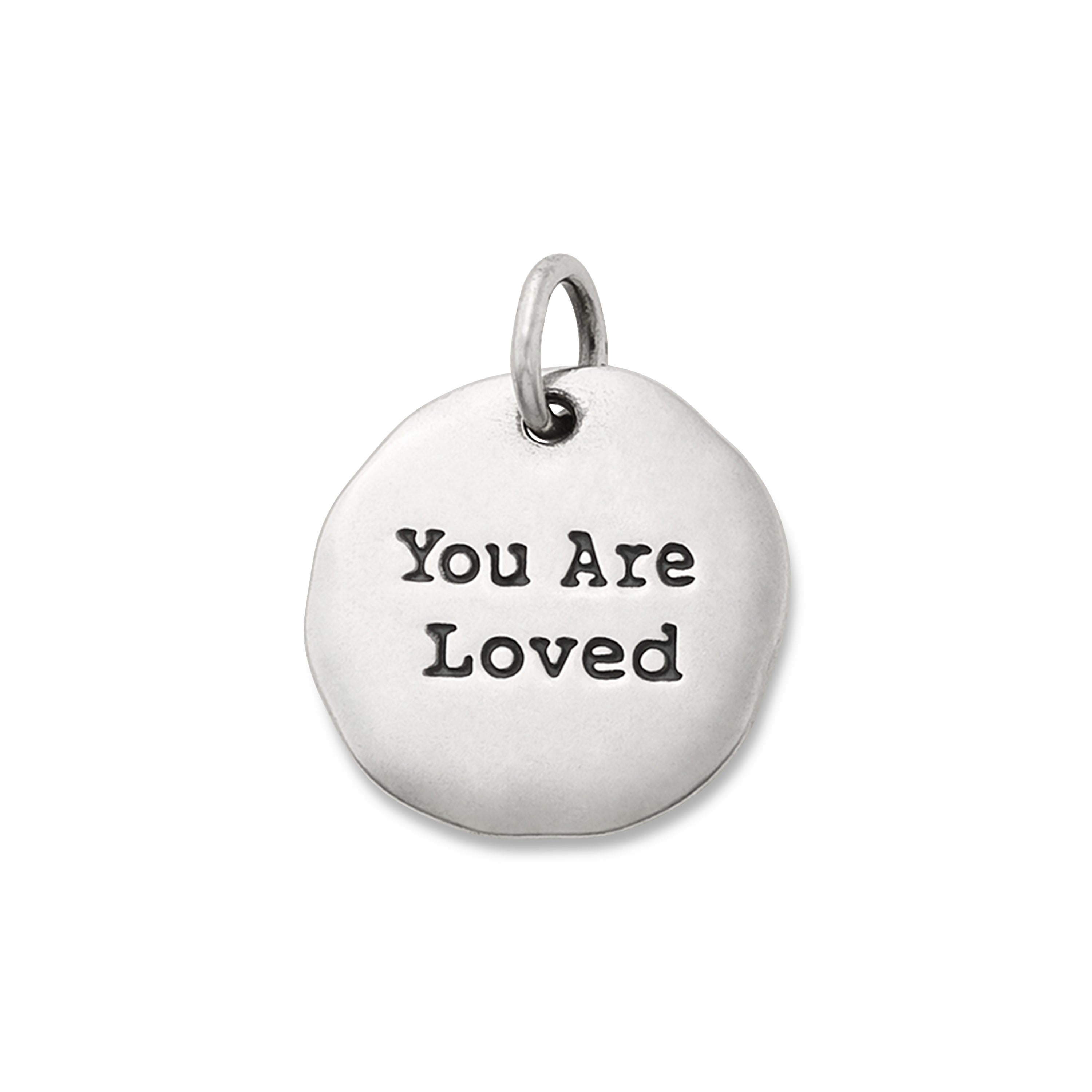 "You Are Loved" Sterling Silver Charm