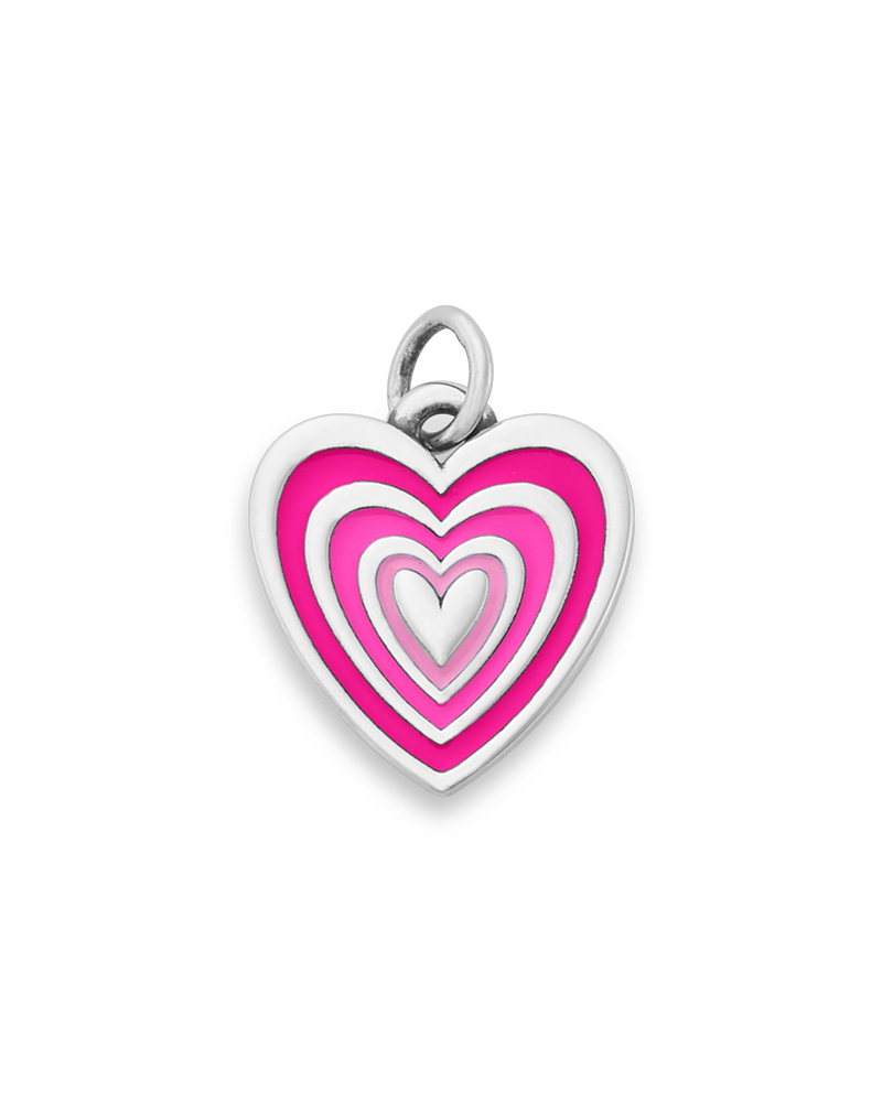 Enamel Radiant Heart Charm – Consuela