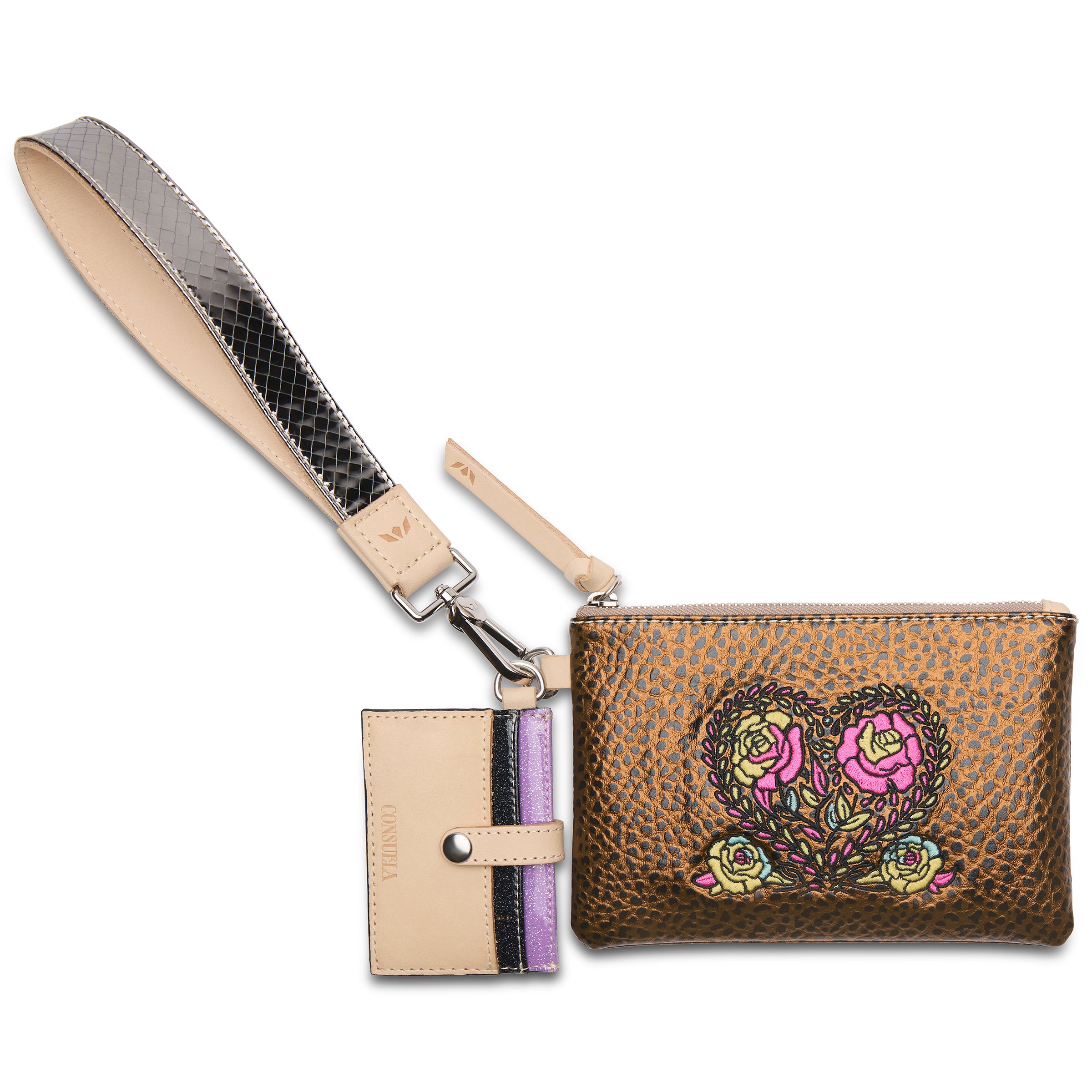 Colorful Consuela Wristlet Wallet