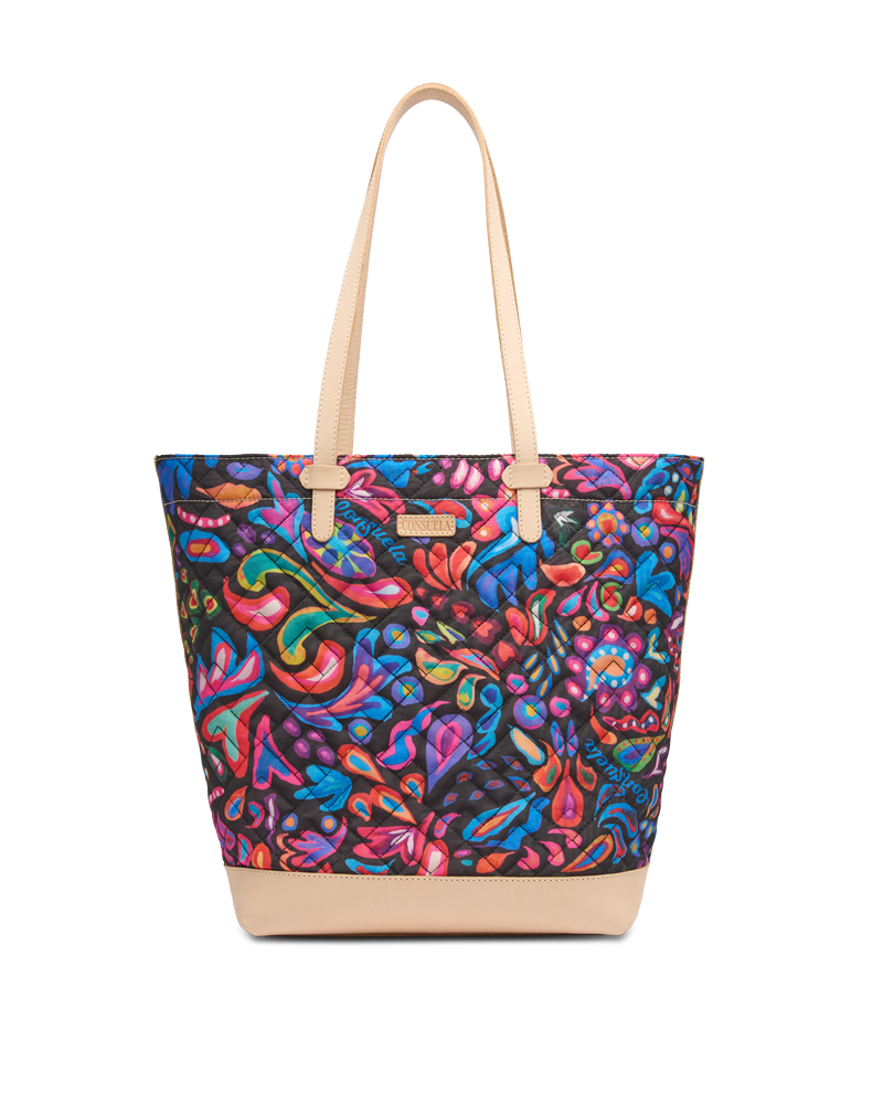 Consuela Tote 2024 Bag Make Today Ridiculously Awesome Coloful Flowers