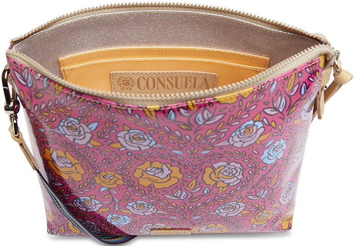 COLORFUL FLORAL CROSSBODY BAG CALLED "MOLLY DOWNTOWN CROSSBODY"