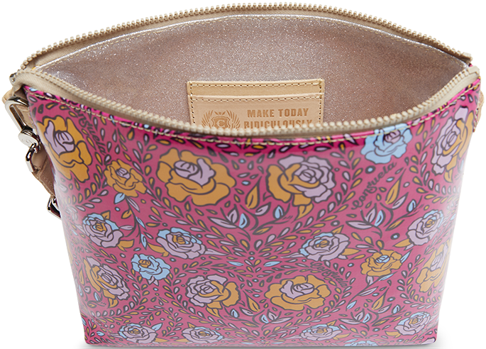 COLORFUL FLORAL CROSSBODY BAG CALLED "MOLLY DOWNTOWN CROSSBODY"