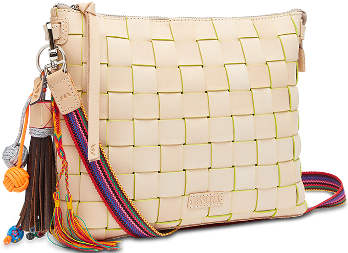 CONSUELA UNTREATED LEATHER CROSSBODY BAG "JODY DOWNTOWN CROSSBODY"