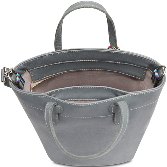 CONSUELA LEATHER CROSSBODY TOTE BAG "KEANU ESSENTIAL TOTE"