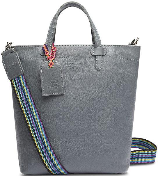 CONSUELA LEATHER CROSSBODY TOTE BAG "KEANU ESSENTIAL TOTE"