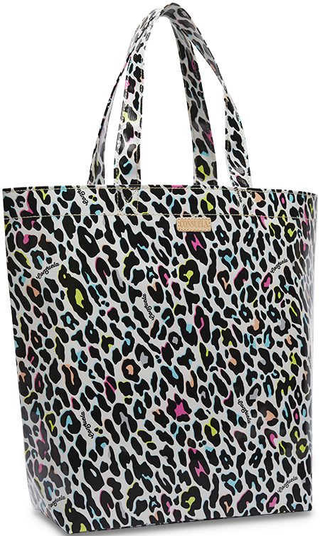 CONSUELA COLORFUL ANIMAL PRINT TOTE BAG "COCO BASIC BAG"