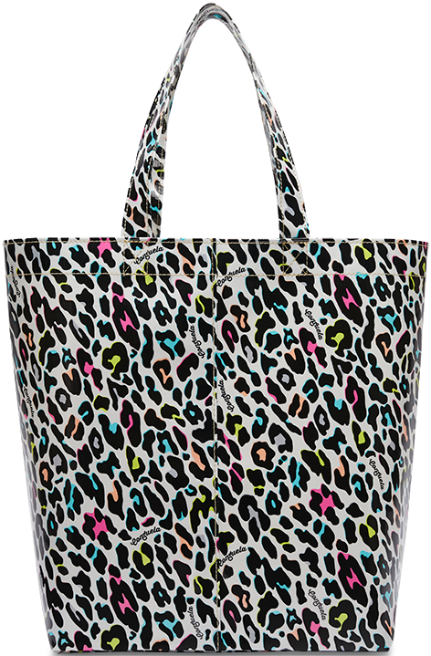 CONSUELA COLORFUL ANIMAL PRINT TOTE BAG "COCO BASIC BAG"