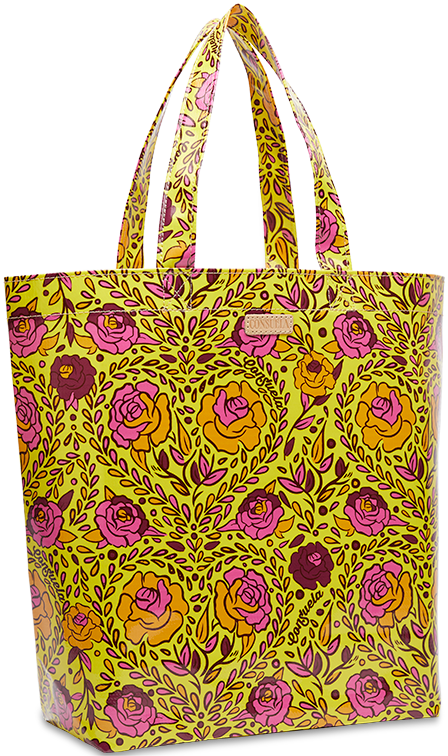 FLORAL AND COLORFUL TOTE BAG CALLED "MILLIE BASIC BAG"