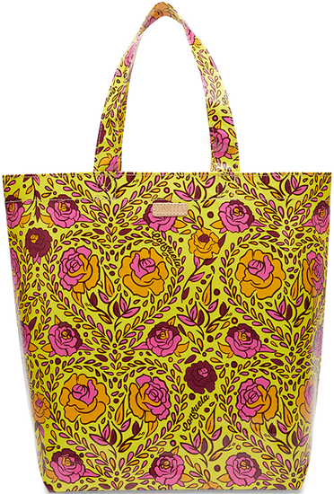 FLORAL AND COLORFUL TOTE BAG CALLED "MILLIE BASIC BAG"