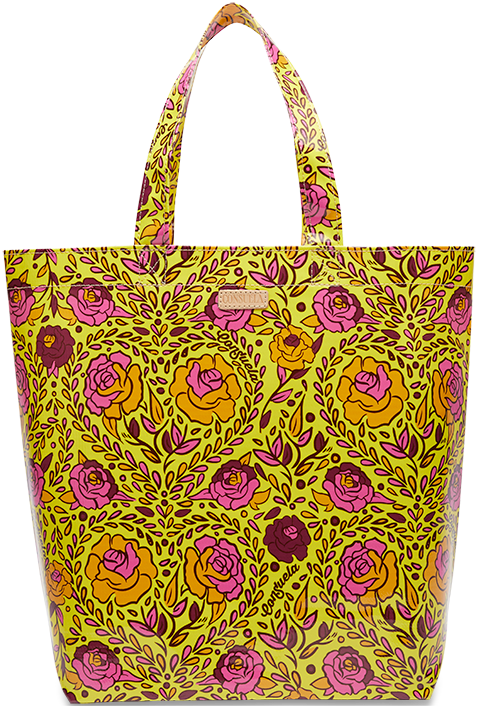 FLORAL AND COLORFUL TOTE BAG CALLED "MILLIE BASIC BAG"