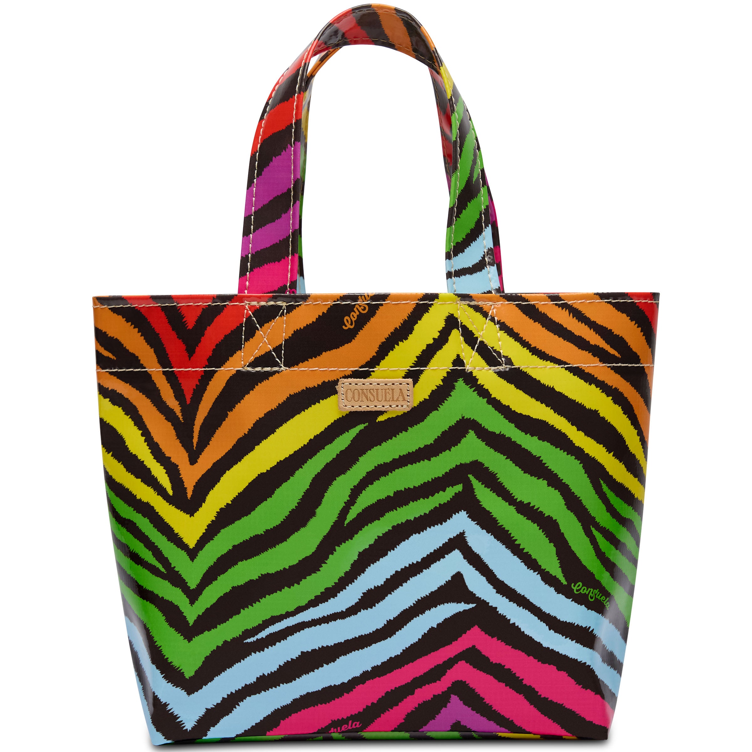 Consuela Colorful Mini Utility Tote Bag