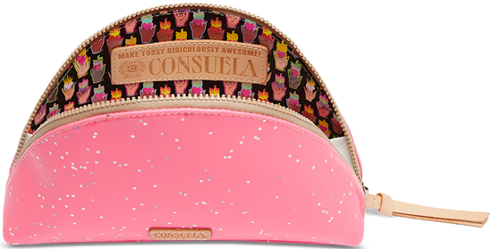COLORFUL TRAVEL COSMETIC CASE CALLED "SHINE LARGE COSMETIC CASE"