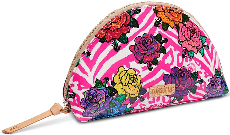 FLORAL AND COLORFUL COSMETIC CASE CALLED "FRUTTI LARGE COSMETIC CASE"