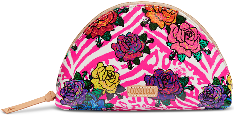 FLORAL AND COLORFUL COSMETIC CASE CALLED "FRUTTI LARGE COSMETIC CASE"