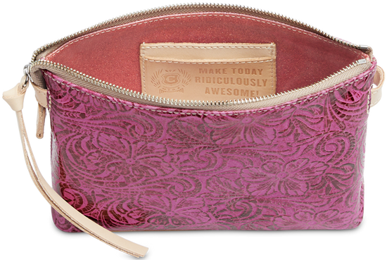 CONSUELA LEATHER CROSSBODY BAG CALLED "MENA MIDTOWN CROSSBODY"