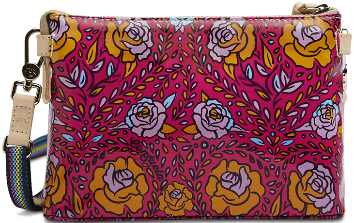 COLORFUL FLORAL CROSSBODY BAG CALLED "MOLLY MIDTOWN CROSSBODY"