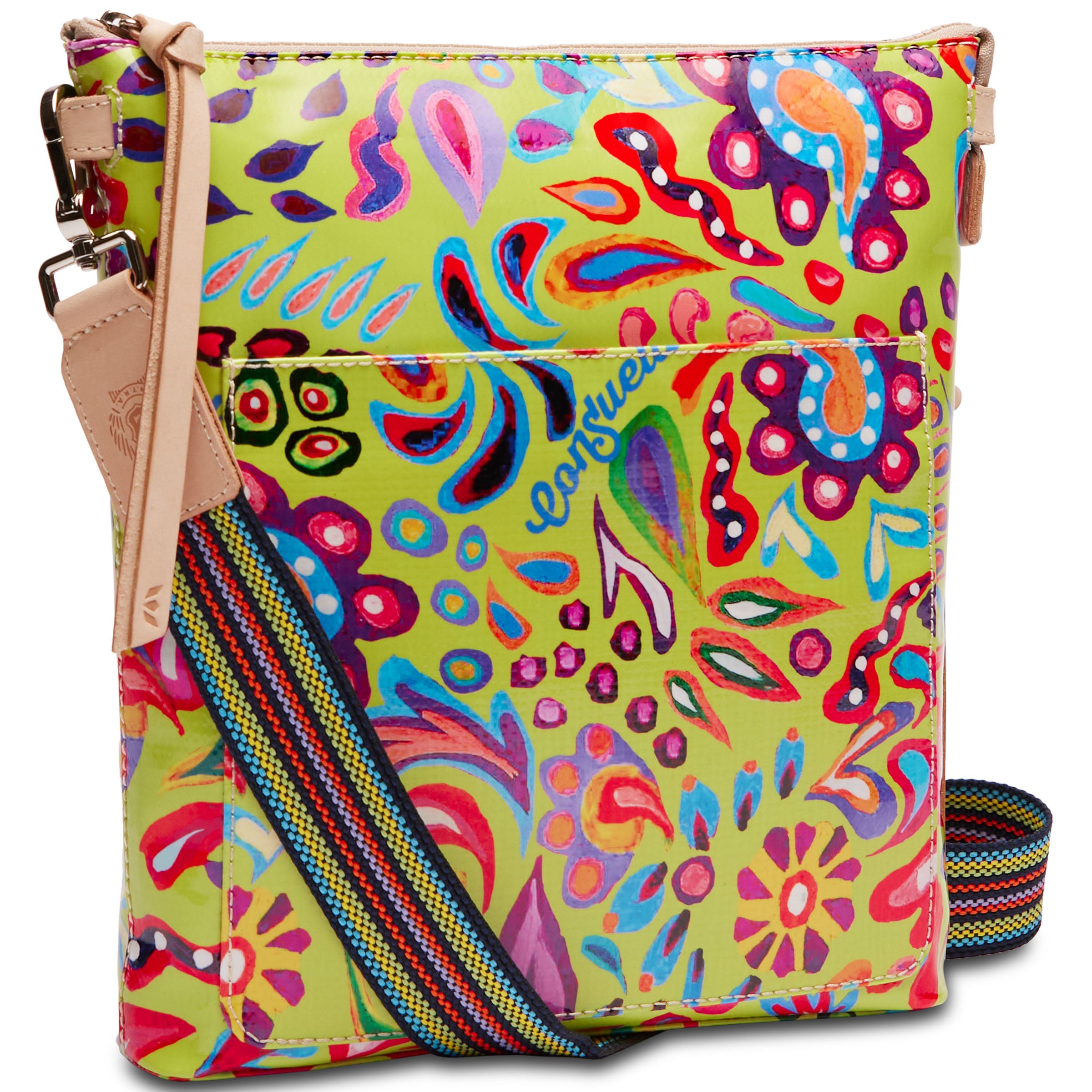 Consuela Colorful Crossbody Purse Tour Bag