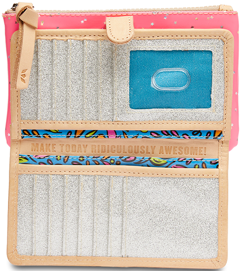 COLORFUL WALLET CALLED "SHINE SLIM WALLET"