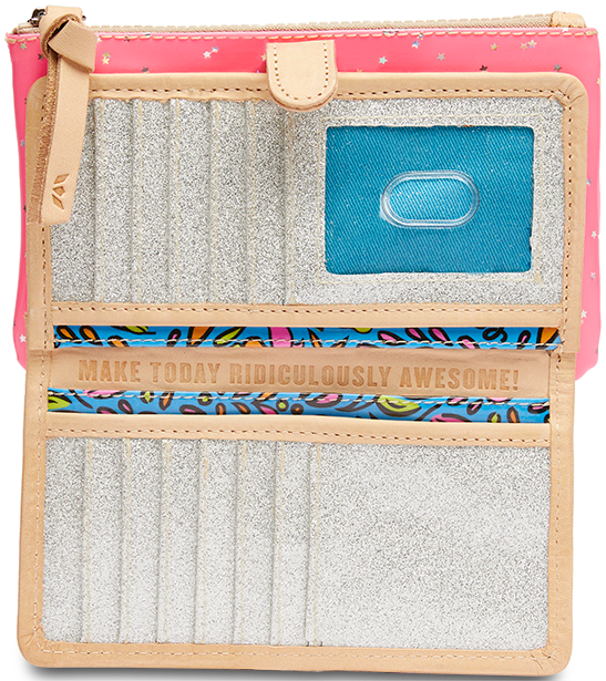 COLORFUL WALLET CALLED "SHINE SLIM WALLET"