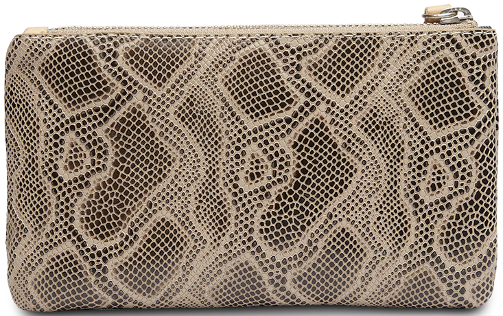 SNAKE SKIN LEATHER SLIM WALLET CALLED "DIZZY"