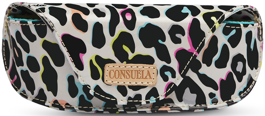 CONSUELA COLORFUL ANIMAL PRINT "COCO SUNGLASS CASE"