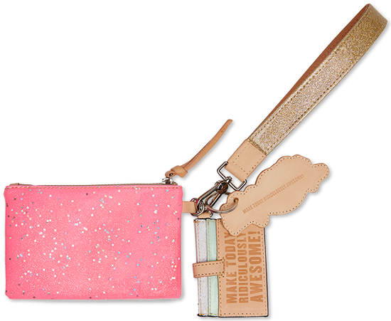 CONSUELA COLORFUL WRISTLET WALLET "SUMMER COMBI"