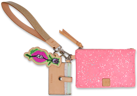 CONSUELA COLORFUL WRISTLET WALLET "SUMMER COMBI"
