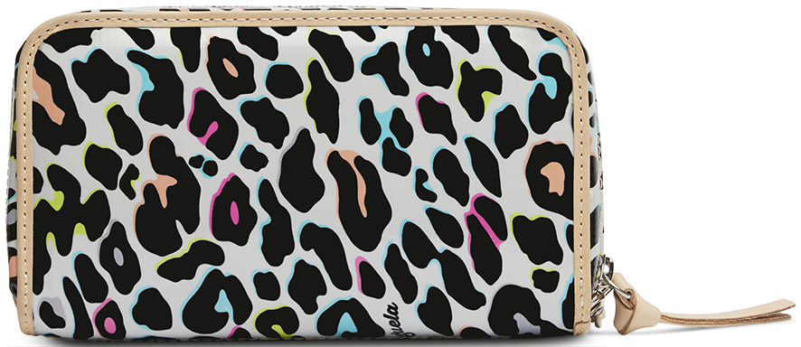 CONSUELA COLORFUL ANIMAL PRINT WALLET "COCO WRISTLET WALLET"