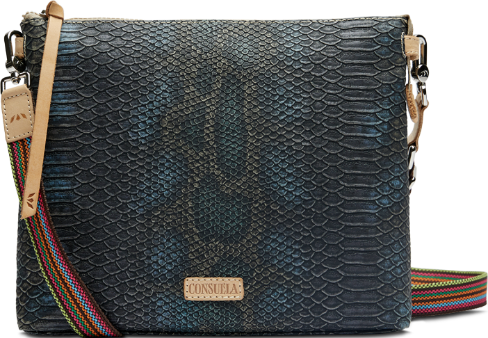 CONSUELA ANIMAL PRINT CROSSBODY BAG CALLED "RATTLER DOWNTOWN CROSSBODY"