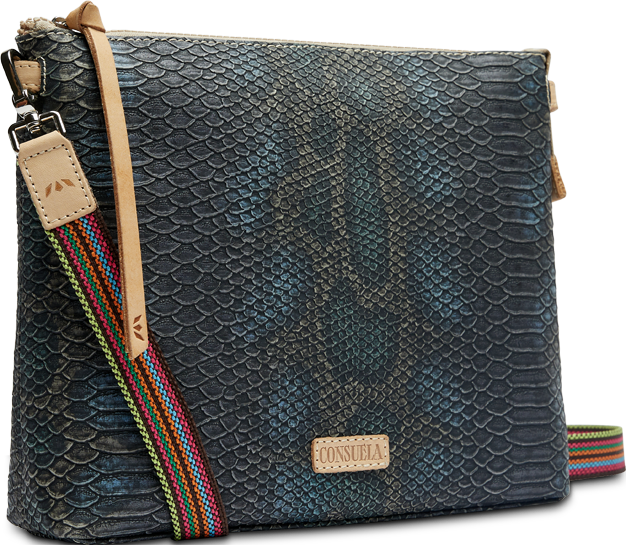 CONSUELA ANIMAL PRINT CROSSBODY BAG CALLED "RATTLER DOWNTOWN CROSSBODY"