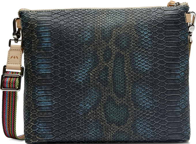 CONSUELA ANIMAL PRINT CROSSBODY BAG CALLED "RATTLER DOWNTOWN CROSSBODY"