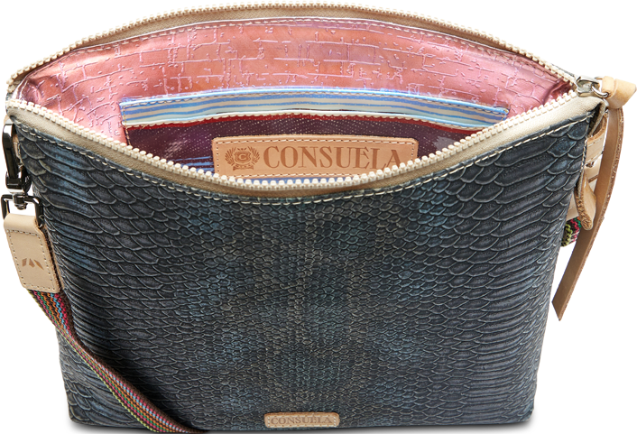 CONSUELA ANIMAL PRINT CROSSBODY BAG CALLED "RATTLER DOWNTOWN CROSSBODY"