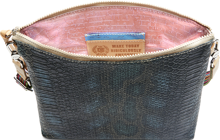 CONSUELA ANIMAL PRINT CROSSBODY BAG CALLED "RATTLER DOWNTOWN CROSSBODY"
