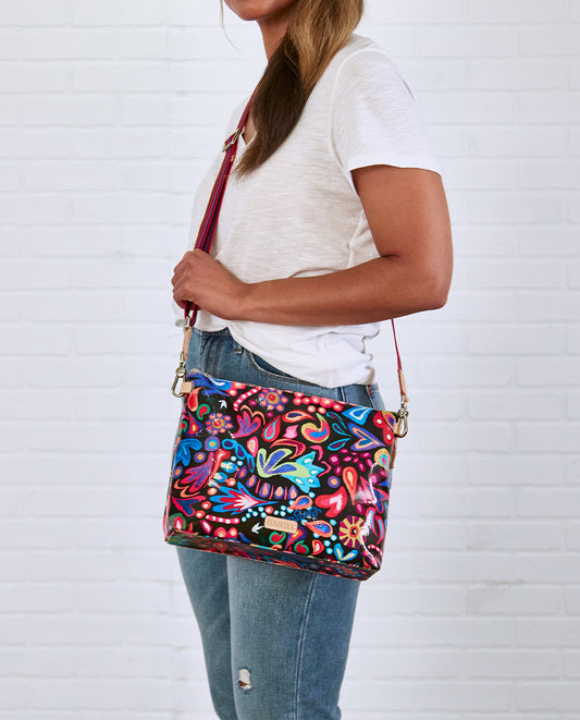 CONSUELA BLACK CROSSBODY BAG CALLED "SOPHIE DOWNTOWN CROSSBODY"