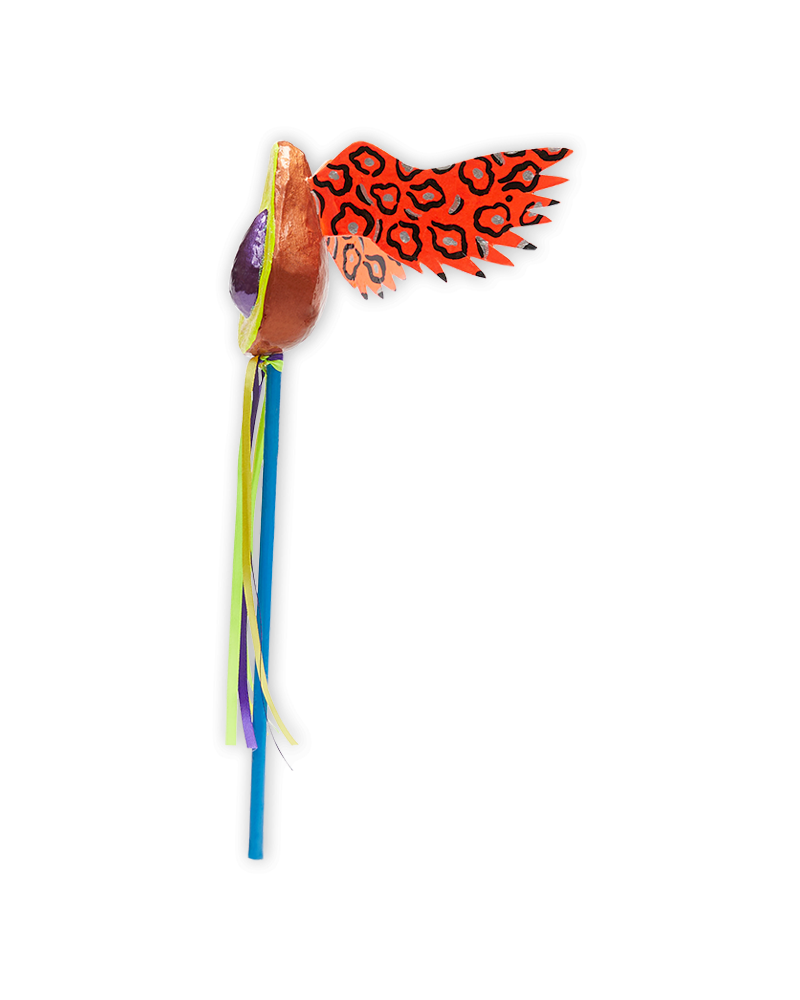 Hot Pink Jag Winged Avocado Shaker
