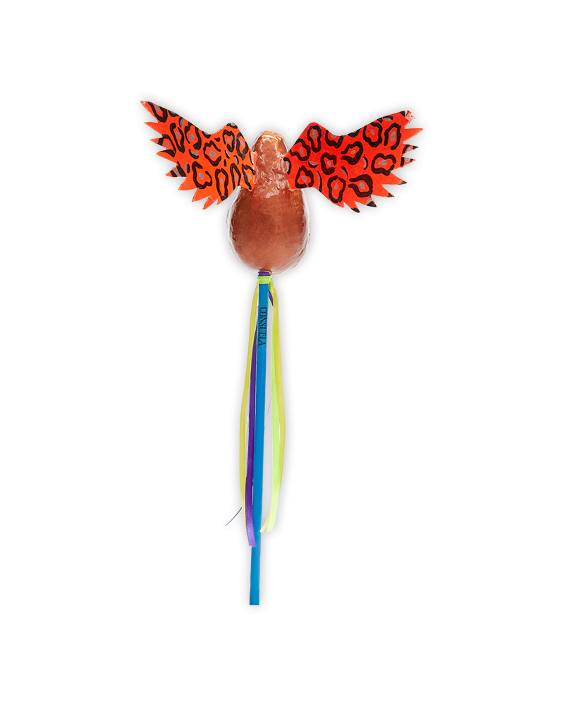 Hot Pink Jag Winged Avocado Shaker