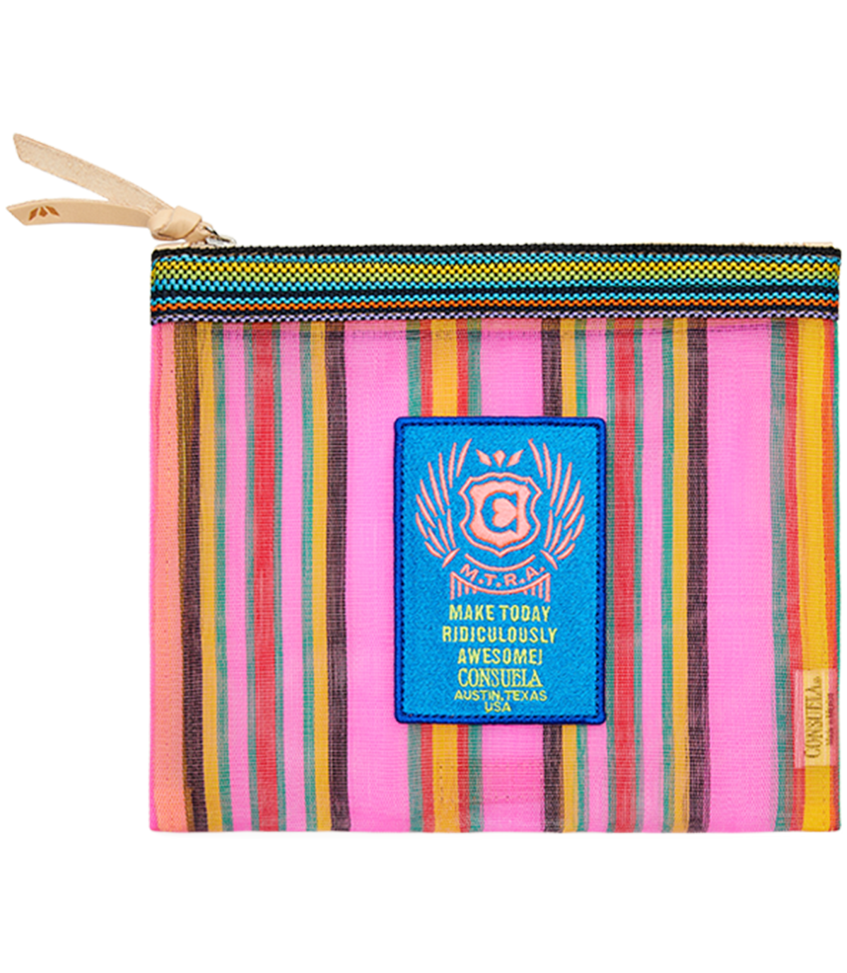 Lizzie Patch Slim Zip Pouch