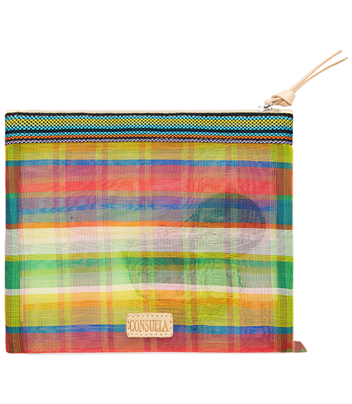 Marcela Patch Slim Zip Pouch